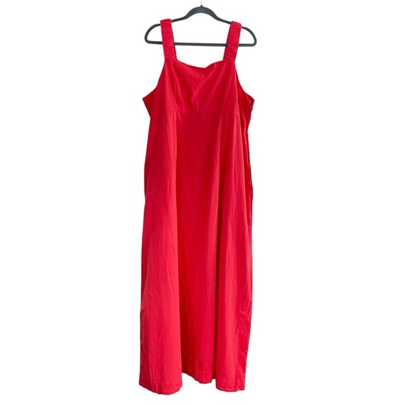 Pact NEW Canopy Linen Blend Tank Dress Red Size XXXLarge - Picture 9 of 12